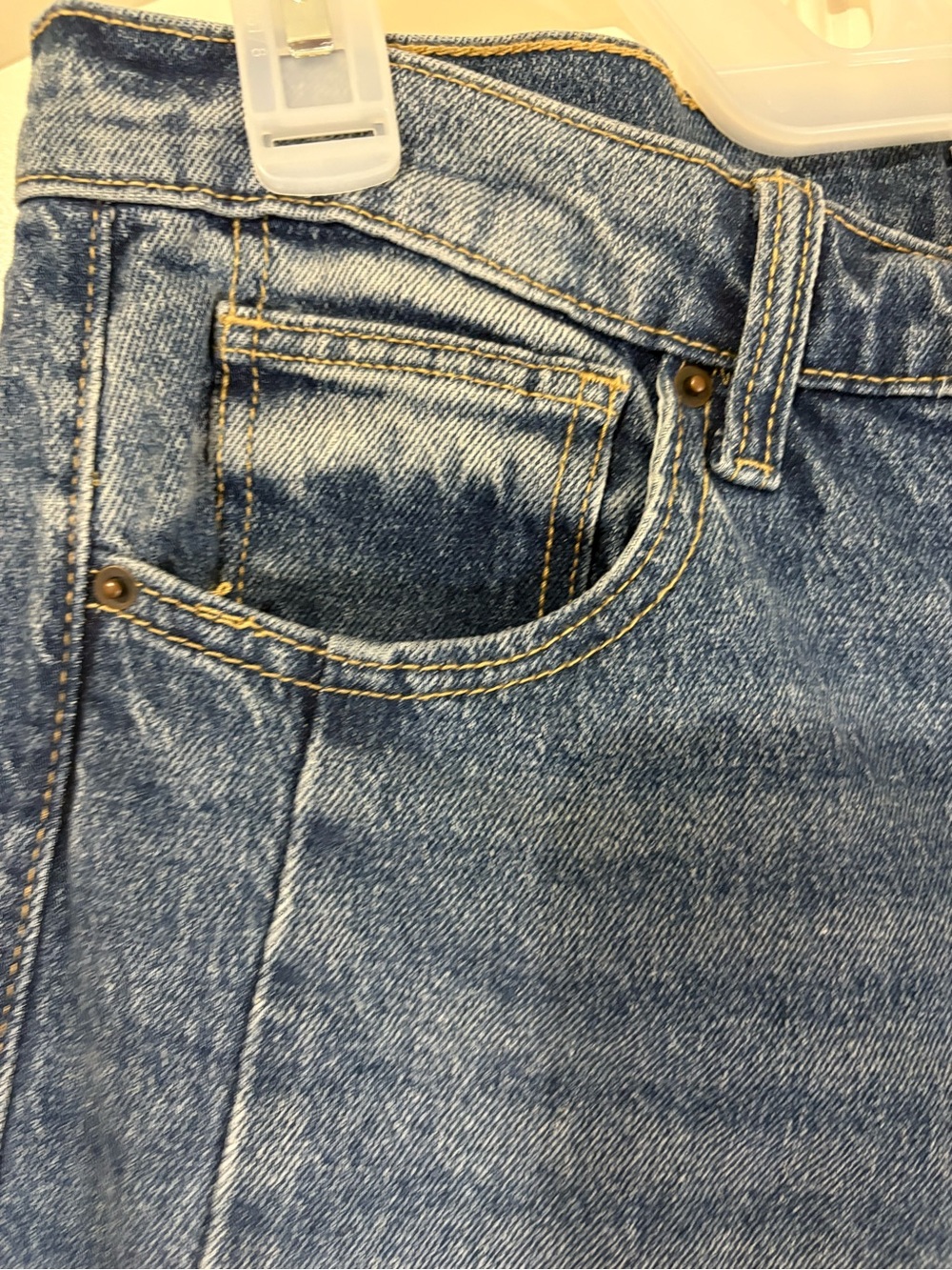 Time and Tru Women's Boyfriend Jeans - Dark Blue Wash - Picture 4 of 7